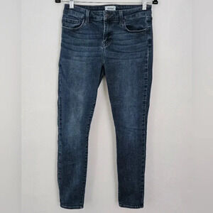 Pistola skinny mid rise jeans in moody dark blue size 28